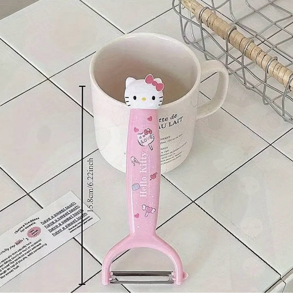 Sanrio My Melody Stainless Steel Fruit Peeler Tool for Effortless Peel… - Picture 8 of 11